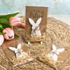 Hasenpost zu Ostern – Handgefertigte 3D-Osterkarte mit Hase im Nest - Bild 1