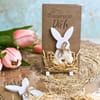 Hasenpost zu Ostern – Handgefertigte 3D-Osterkarte mit Hase im Nest - Bild 9