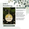 Christbaumkugel personalisiert Weihnachtsanhänger Christbaumschmuck mit Name Schneeflocke Tannenbaum Schneemann Geschenkidee Weihnachten - Bild 6