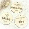 Kindergarten Anhänger Kindergartenkind Holz 2025 – Personalisiert mit Name – Geschenk Krippenkind Kitakind Einschulung Deko Erinnerung Kita - Bild 1