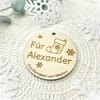 Nikolaus Geschenk personalisiert – Holzanhänger mit Name – Kleine Aufmerksamkeit – Weihnachtsgeschenk Kinder – Geschenkidee Nikolaustag - Bild 9