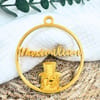 Christbaumschmuck personalisiert – Christbaumkugel Name – 3D Deko Weihnachten – Ornament Schneemann Engel Rentier – Geschenk Weihnachten - Bild 9
