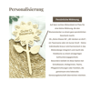 Blumenstecker Gute Besserung aus Holz – personalisierbar – Genesungsgeschenk Pflanze – Aufmunterung Geschenk – Holzstecker Genesungsgruß - Bild 7