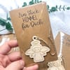 Schutzengel Anhänger aus Holz mit Spruchkarte – Engel Geschenk zur Taufe, Kommunion, Konfirmation oder als Dankeschön - Bild 5