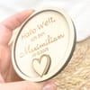 Namensverkündung Baby aus Holz – „Hallo Welt, ich bin …“ personalisierte Geburtsanzeige aus Holz - Bild 9
