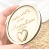 Namensverkündung Baby aus Holz – „Hallo Welt, ich bin …“ personalisierte Geburtsanzeige aus Holz - Bild 10