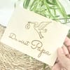 Schwangerschaftsverkündung Papa Holzschild – Du wirst Papa – Geschenk zur Schwangerschaft aus Holz mit Storch Gravur - Bild 1