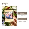 Polaroid Holzrahmen – Für mich bist du – Geschenk für beste Mama/Papa/Oma/Opa – personalisierter Fotorahmen aus Holz – optionaler Standfuß - Bild 2
