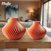 Moderne Vase - Elegantes, skandinavisches Design - 3D Druck Vase für Trockenblumen - nicht 100% wasserdicht - Bild 3