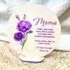 Muttertagsgeschenk personalisiert für Mama mit Spruch & Blumenmotiv | Geschenk Oma Holzschild mit Standfuß | Deko Aufsteller Geburtstag - Bild 2