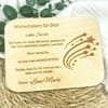 Patenbrief Holz personalisiert | Taufgeschenk Patenurkunde Patentante Patenonkel | Geschenk Taufe Pate | Holzschild mit Name & Datum – Bild 3