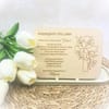 Patenbrief Holz personalisiert | Taufgeschenk Patenurkunde Patentante Patenonkel | Geschenk Taufe Pate | Holzschild mit Name & Datum – Bild 9