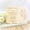 Patenbrief Holz personalisiert | Taufgeschenk Patenurkunde Patentante Patenonkel | Geschenk Taufe Pate | Holzschild mit Name & Datum – Bild 10