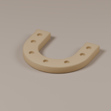 Hufeisen – STL zum 3D-Drucken – Ansicht 1