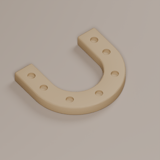 Hufeisen – STL zum 3D-Drucken – Ansicht 2