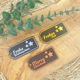 Geschenkanhänger Weihnachten im 3er-Set – PLA-Anhänger mit festlichen Schriftzügen Bild 7