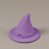 Hexenhut – STL zum 3D-Drucken – Ansicht 1