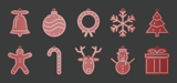 Winter Icing – 10 zweifarbige Weihnachtsanhänger | STL & 3MF – Ansicht 2