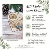 CharmWerk-Informationen zu Datei, Gewerbenutzung und Kontakt mit eingebettetem Musterfoto – KI-Infokarte