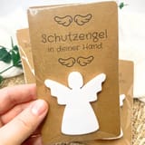 Schutzengel auf Karte – kleiner Glücksbringer – Ansicht 9