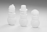 Schneemann-Trio als digitale Modellansicht