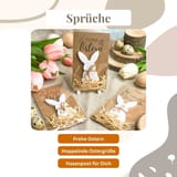 Osterhasenkarte mit 3D-Hase – Ansicht 4