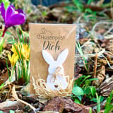 Osterhasenkarte mit 3D-Hase – Ansicht 7