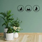 Wanddeko Hund und Katze – Tier-Silhouetten – Ansicht 8