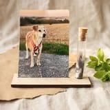 Haustier-Gedenkhalter aus Holz mit Erinnerungsröhrchen – Ansicht 2