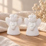 Schutzengel mit Wickelbaby – STL & 3MF, mit und ohne Öse – Ansicht 1