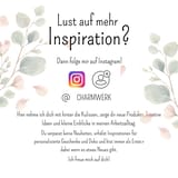 Infokarte mit Einladung zum CharmWerk-Instagram-Profil