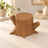 Baumstamm für Eulenfigur – STL & 3MF zum 3D-Drucken – Ansicht 1