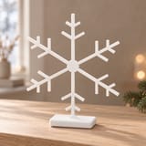 Schneeflocken-Aufsteller geometrisch – STL & 3MF für den 3D-Druck – Ansicht 1