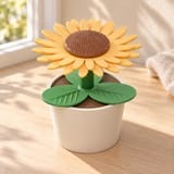 Mini-Sonnenblume im Topf – STL & 3MF – Ansicht 1