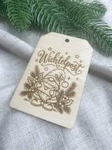 Weihnachtliche Geschenkanhänger – 20 Motive in 2 Formen als SVG-Laserdateien – Ansicht 4