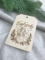 Weihnachtliche Geschenkanhänger – 20 Motive in 2 Formen als SVG-Laserdateien – Ansicht 5