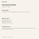 Infografik zu Download und Maßen des Halloween-Deko-Sets