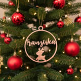 Christbaumschmuck personalisiert – Christbaumkugel Name – 3D Deko Weihnachten – Ornament Schneemann Engel Rentier – Geschenkidee Wichteln – Ansicht 13