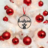 Christbaumschmuck personalisiert – Christbaumkugel Name – 3D Deko Weihnachten – Ornament Schneemann Engel Rentier – Geschenkidee Wichteln – Ansicht 14