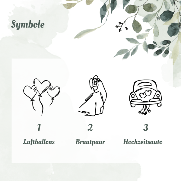 Geldgeschenk zur Hochzeit mit Reagenzglas & Gravur | Personalisierte Holzkarte