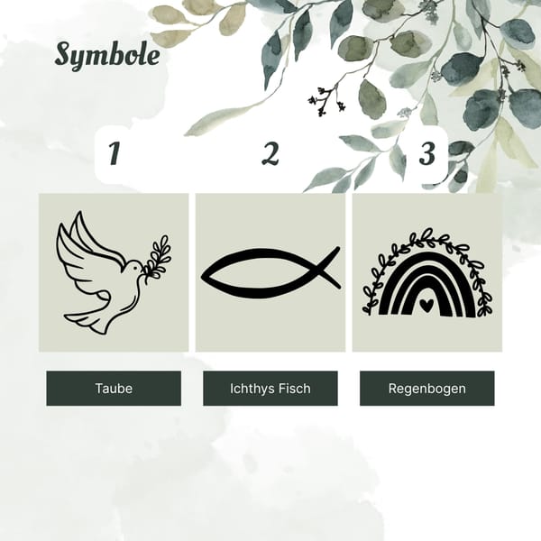 Taufkreuz personalisiert für Jungen und Mädchen aus Holz - mit Name und Spruch – Taufe, Kommunion, Konfirmation, Firmung