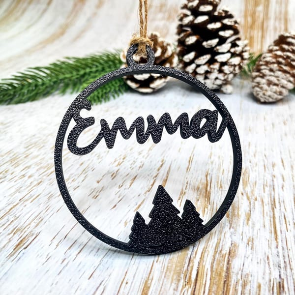 Christbaumkugel personalisiert mit Weihnachtsmotiven, 3D-Weihnachtsdeko, Weihnachtsgeschenke, Geschenkanhänger, Weihnachtsbaumschmuck