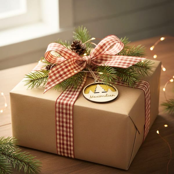 Christbaumkugel personalisiert Weihnachtsanhänger Christbaumschmuck mit Name Schneeflocke Tannenbaum Schneemann Geschenkidee Weihnachten