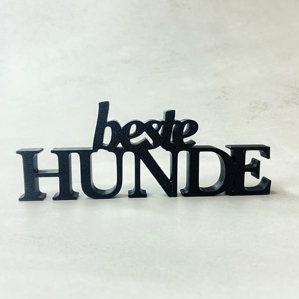 Beste Hunde - Deko Schriftzug