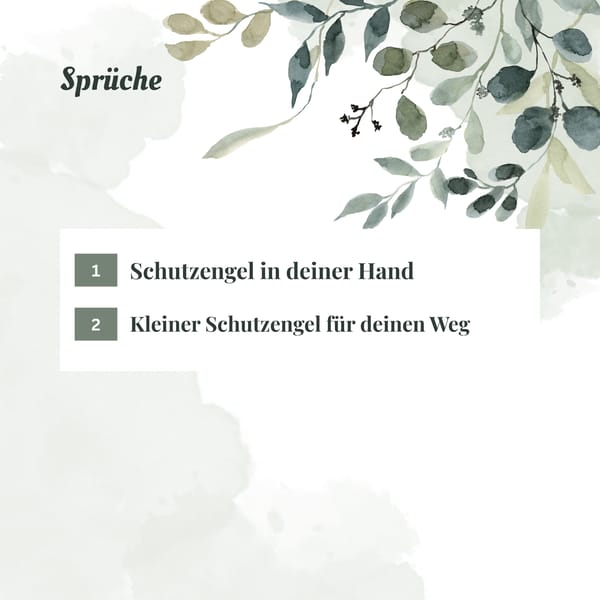 Schutzengel aus Holz -  Geschenk personalisiert – kleines Mitbringsel Mutmacher Glücksbringer – Geschenkidee Taufe Prüfung Abschied