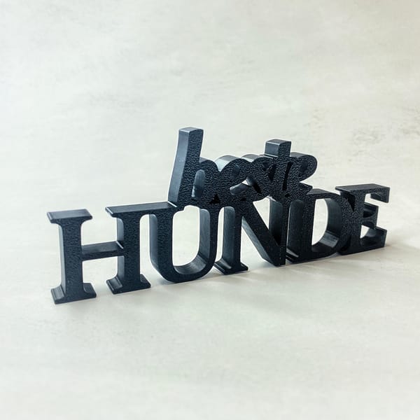 Beste Hunde - Deko Schriftzug