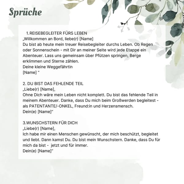 Patenbrief Holz personalisiert | Taufgeschenk Patenurkunde Patentante Patenonkel | Geschenk Taufe Pate | Holzschild mit Name & Datum – Bild 4