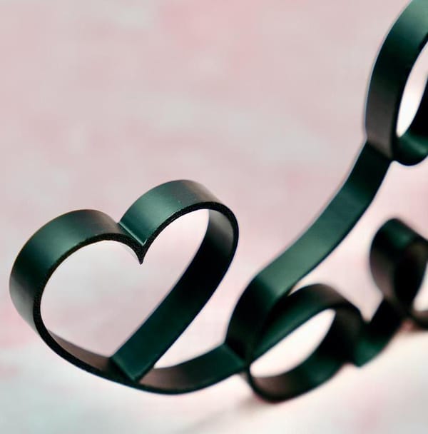 Hund - Line Art 3D Druck, Moderne Dekoration und Geschenkidee für Hundebesitzer, Adenken an verstorbene Hunde, Geschenk für Hundebesitzer