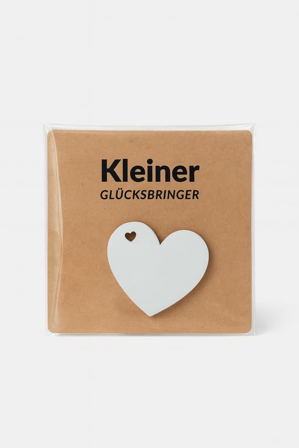 3D Gedruckte Weihnachts Glücksbringer - Handgemachte Mitbringsel & Gastgeschenke in Cellophantütchen - CharmWerk Weihnachtszauber