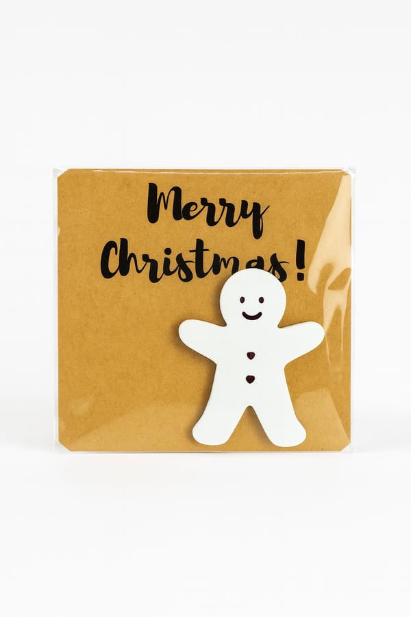 3D Gedruckte Weihnachts Glücksbringer - Handgemachte Mitbringsel & Gastgeschenke in Cellophantütchen - CharmWerk Weihnachtszauber